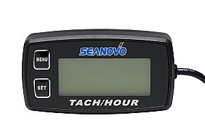 Тахометр/счетчик моточасов SEANOVO HM-032R провод 1,7м